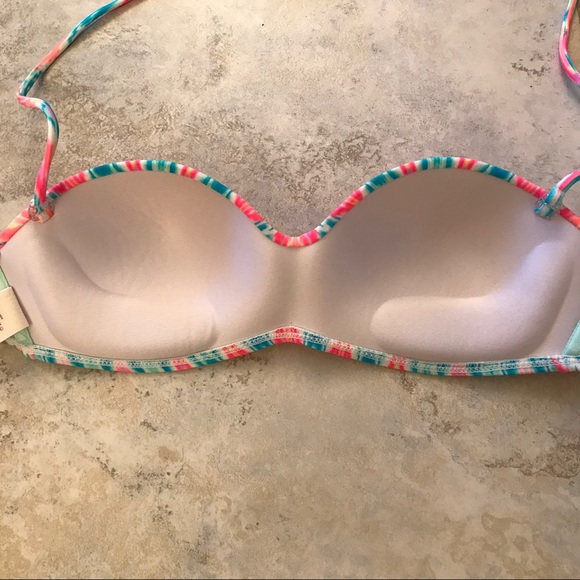 Ocean Pacific Push Up Bikini Swim Top Size Medium Aztec Print - Picture 10 of 16